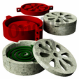 Molde-Porta-Espiral-v3-CULTS-STL.png CEMENT / PLASTER COIL HOLDER MOLD | Mosquito Coil Holder Mold