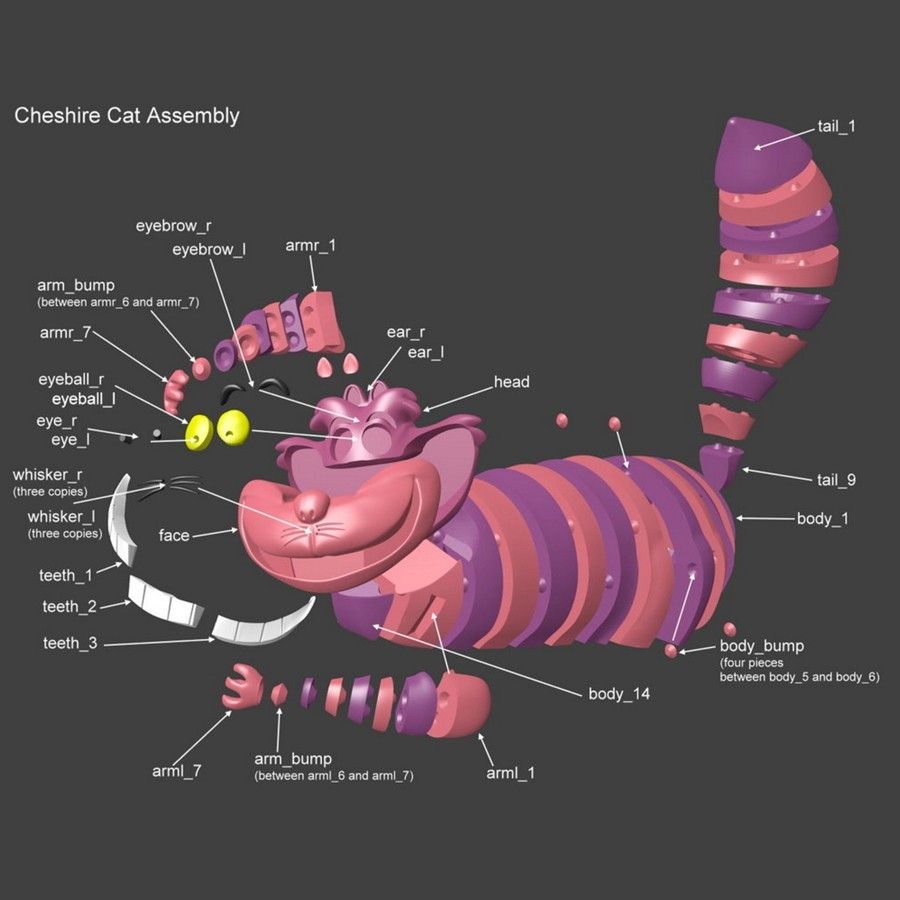 ghdf.jpg Archivo STL gratis gato de Cheshire・Plan para descargar y imprimir en 3D, reddadsteve