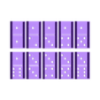 DominoesSht2.stl Bi-Color Dominoes (w Shells and Inserts) and Box