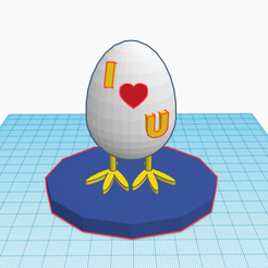 egg love.png Fichier STL gratuit amour des oeufs・Modèle à télécharger et à imprimer en 3D