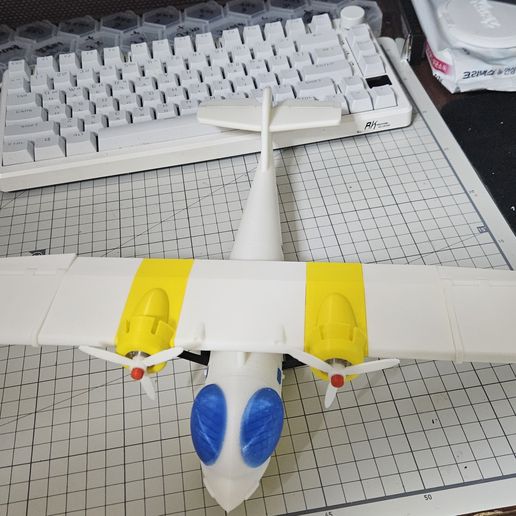 Montana Jones plane 'kity' 1;72scale (Animation aired 1994~1995) 3D model