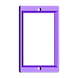 jab 1 gang 6mm outlet box extension.stl 6 mm 1, 2 and 3 Gang Outlet Box Extenders