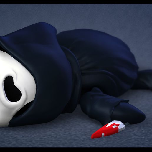 Halloween Turtle Ghostface 3D model