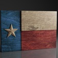 Texas-Flat-Flag-©-for-Etsy.png Texas Flag and Map Pack - CNC Files For Wood, 3D STL Models