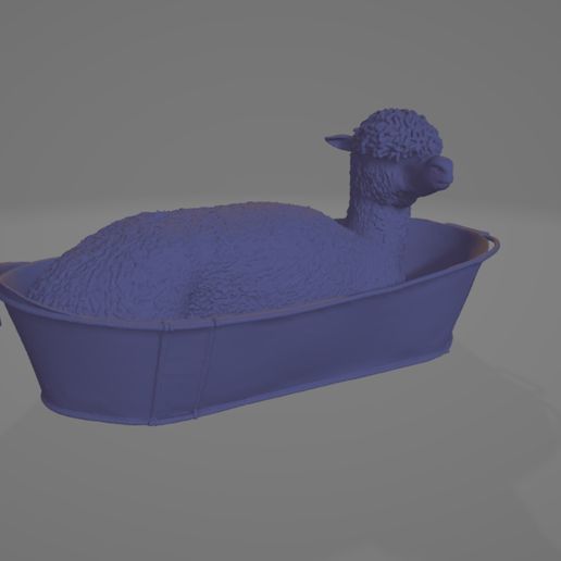 Alpaka-Wanne-2.jpg Alpaca en la bañera