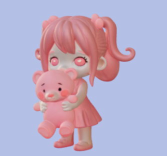 doll cute kawai