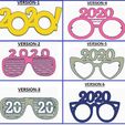 2020glasses.jpg new year 2020 items.