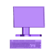 Desktop_Computer5.stl Model Small Form Factor Desktop PC Scale:1:10