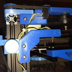 45333552_10211889376219739_4690706278438141952_n.jpg Archivo 3D gratis soportes ajustables de endstop x5s・Modelo para descargar y imprimir en 3D