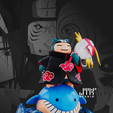FONDO_SNLX_POSTERS_2000px.png STL file Snorlax Kisame Kisame Pokemon Naruto / SNORLAX KISAME POKEMON NARUTO・3D print object to download