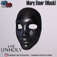 ME-mask-Cults-4.jpg MARY ELNOR MASK - THE UNHOLY MOVIE - HALLOWEEN