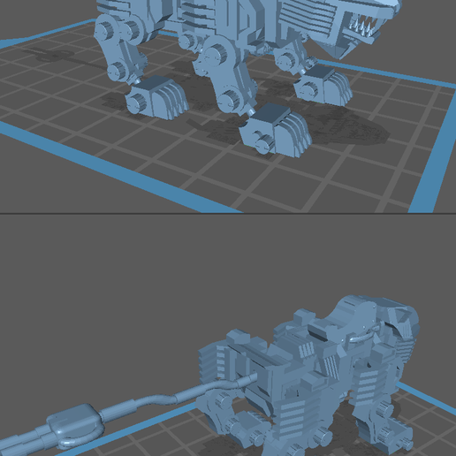 Zoids Shield Liger 3D model
