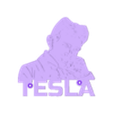 Tesla_shelf.stl Nikola Tesla desk art