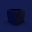 47.-Cube-47.png 47. Cube 47 - Cube Vase Planter Pot Cube Garden Pot - Sanae