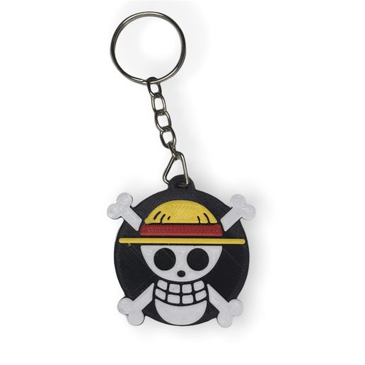 Keychain Luffy One Piece Mugiwara 3D model