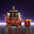 1.png MTG Avatar DECK BOX COMPATIBLE WITH COMMANDER DECKS: Uncle Iroh’s Teapot #103