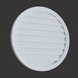13.2.jpg 99 polyurethane Round Gable Vents 3D model