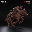 Pose 5 MAKERS f @ Death Division - Cavalry of the Imperial Force. Dynamic poses.