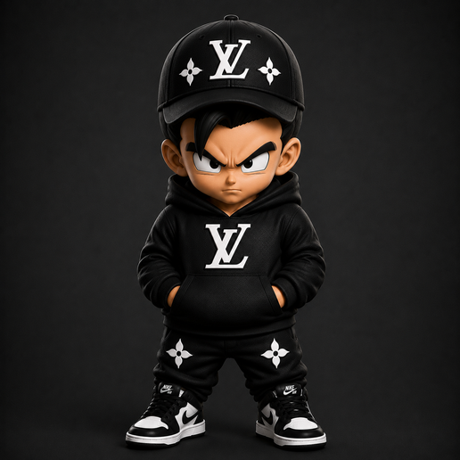 gohan urban chibi louis vuitton