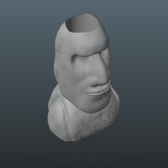 ph-moai-2.png Moai (Easter statue) pencil holder