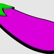 Eggplant_2.png Eggplant Emoji Keychain
