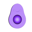 aguacate_SubTool2.stl KAWAII - PACK 6 MODELOS - LOT 6