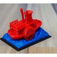 cea87fc3e1cd5188910dcf84e75f5740_preview_featured.jpg Old paddle-wheel steam boat with display stand (visual benchy)