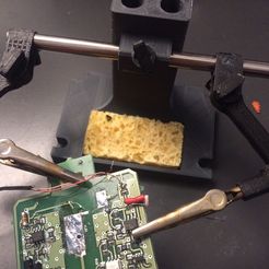 image1(1).JPG STL file 3rd Hand, soldering holder・3D printing idea to download