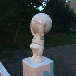 image2.jpeg Free STL file Marvin posing・3D printing idea to download