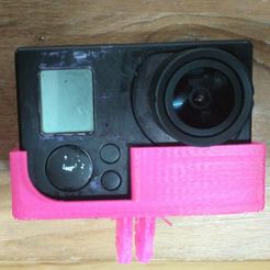IMG_20170508_144601.jpg Archivo 3D gratis Soporte superior abierto para GoPro 3・Diseño imprimible en 3D para descargar