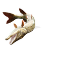 PNG-B.png PIKE FISH Esox Masquinongy FISH ANIMAL SEA 3D MODEL 3D - FISH Muskellunge MONSTER HUNTER RAPTOR DINOSAUR RAPTOR 3D MODEL