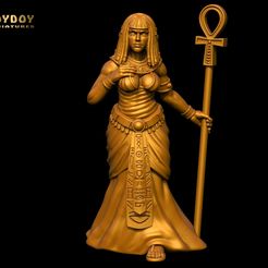 Cleopatra-staff-toydoy.jpg STL file Cleopatra Staff-Fantasy women vol 2・3D printable design to download, toydoyminiatures