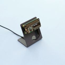 stand-Pi.jpg Archivo STL gratis Frambuesa Pi Zero Stand・Plan de la impresora 3D para descargar