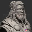 11.JPG Thor Bust Avenger 4 bust - 2 Heads - Infinity war - Endgame 3D print model