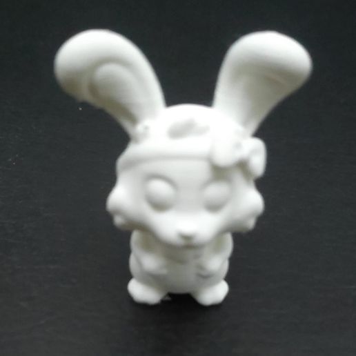 Cod2445-BunnyHairBow-3.jpg Archivo 3D Lazo de pelo de conejo・Objeto imprimible en 3D para descargar, Usagipan3DStudios