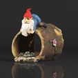Figure_0013.jpg Gnome Gutter Downspout Extension Decorative Splash Block Statue Rain Gutter Guardian Decoration Outdoor Resin Sculpture