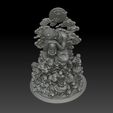 2.jpg Gelassener Buddha 3D-Druck Modell