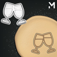 Champagne.png Cookie Cutters - Wedding