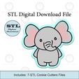 Etsy-Listing-Template-STL.png Elephant Cookie Cutters | STL Files