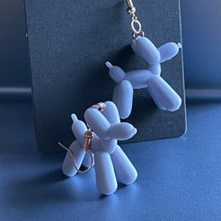 F1648F23-375E-4B2E-BF8B-BA0253B1AE16_1_201_a.jpeg Archivo STL PENDIENTES RESINA PERROS GLOBOS・Objeto imprimible en 3D para descargar