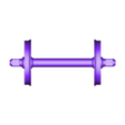 Train wheel_axle_assembly.stl Train axle for loads