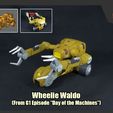 Wheelie Waldo Ue Om UO Wheelie Waldo from Transformers G1 Episode "Day of the Machines"