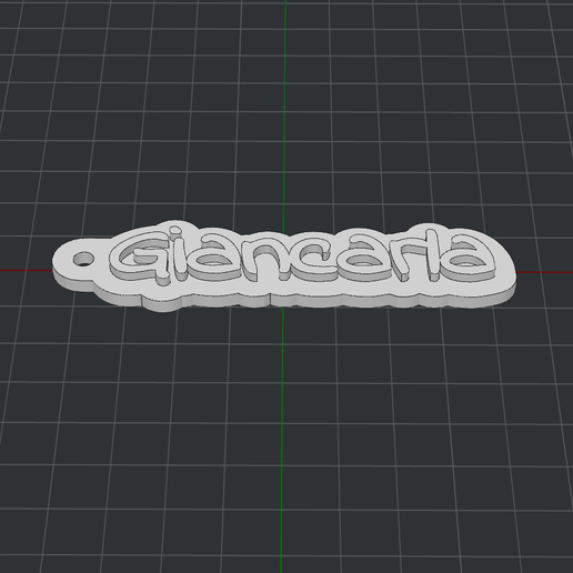 Keychain Giancarla 3D model