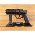 11.png Agent K's Pistol - Blade Runner - Printable 3d model - STL + CAD bundle - Commercial Use