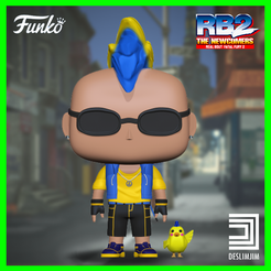 Duck-king-000.png Download file DUCK KING - FATAL FURY KOF FUNKO POP • 3D printer design, deslimjim