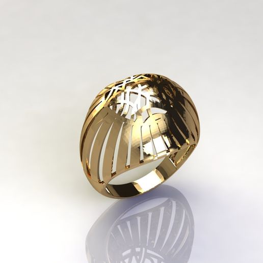 Women Plain Ring Group FTS READY STL 3D print model 3D model