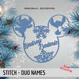 12.png Christmas Ball - Stitch - Lindsey & Frederic (Duo names)