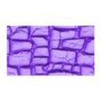 Stone Wall 207.stl Superficie texturizada Cliff para impresión 3D
