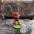 BlasterAloft.jpg 28mm Supportless Space Soldier Squad - 8 Poses