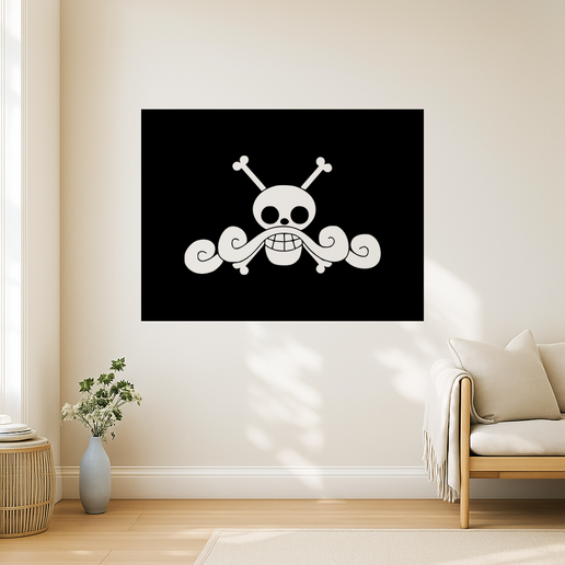 One Piece Beards Jolly Roger